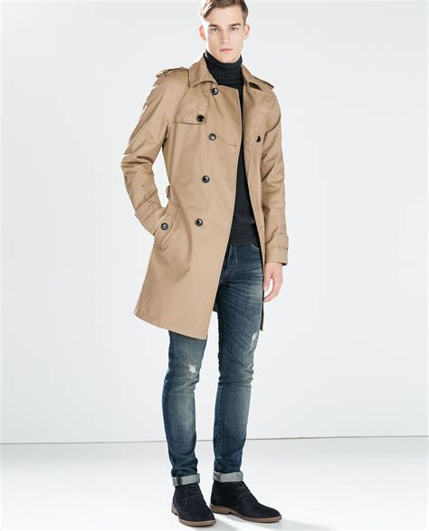 men's mac coat zara.